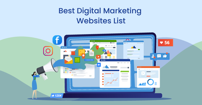 What are some of the most effective websites for digital marketing?